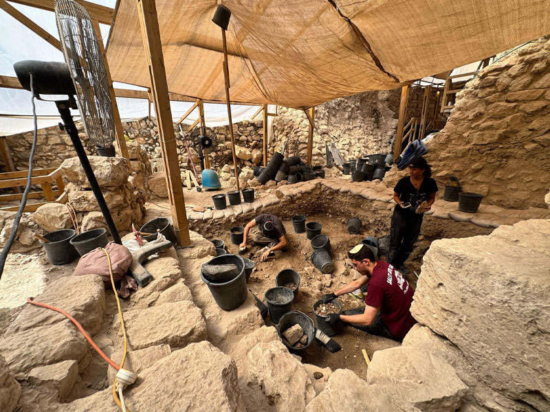 Excavaciones de la Autoridad de Antig&uuml;edades de Israel en la Ciudad de David.