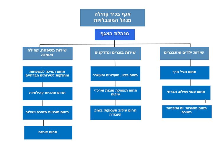  מבנה ארגוני אגף קהילה