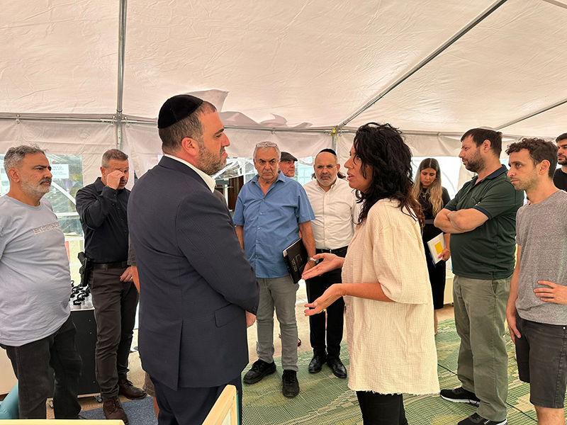 ביקור שר הפנים במועצה האזורית תמר-2