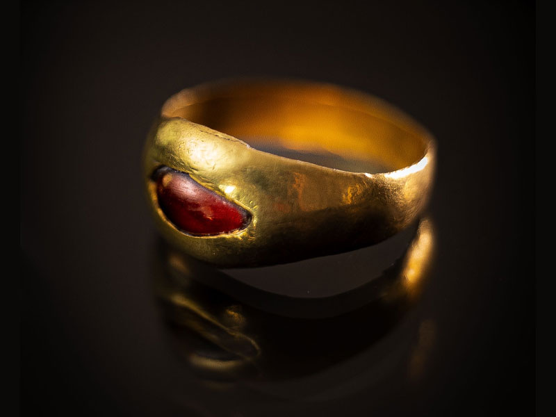 Minstry Rings The 2,300-year-old gold ring.