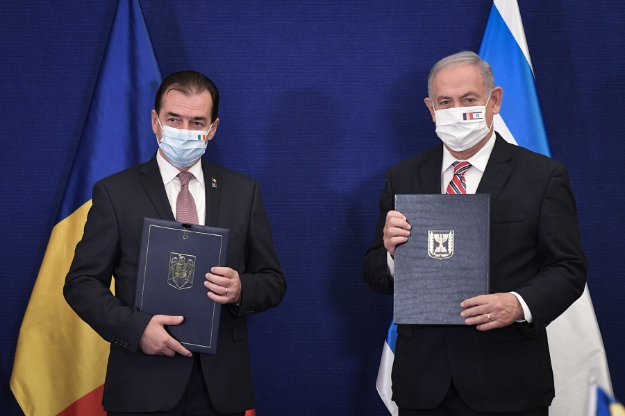 דברי ראש הממשלה נתניהו בפתח פגישתו עם ראש ממשלת רומניה לודוביק אורבן