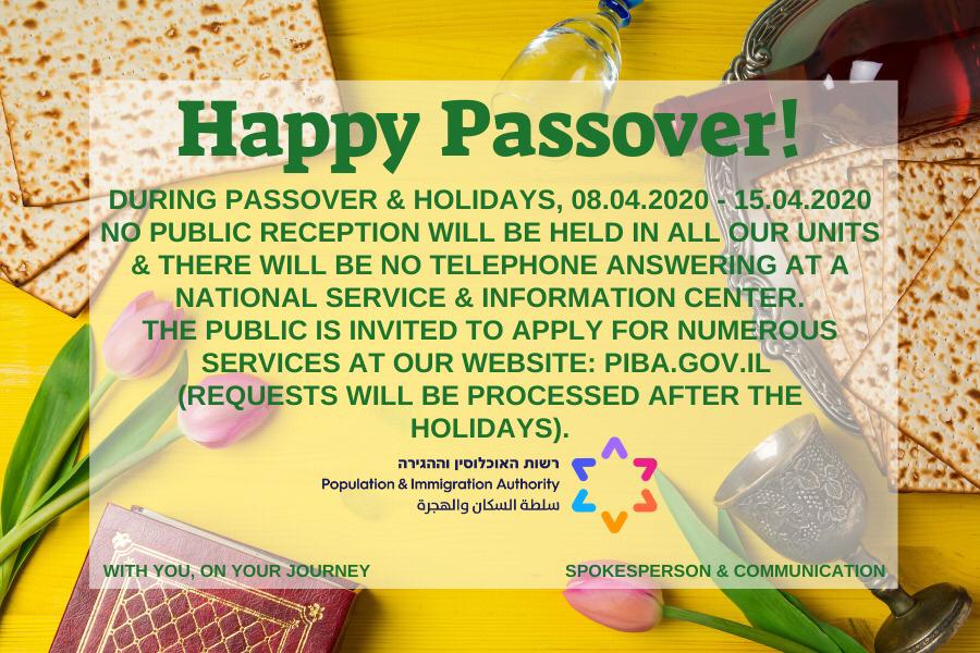 Passover activities