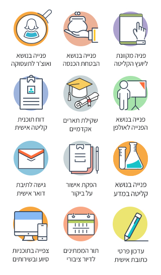 מה אפשר לעשות באזור האישי? מה אפשר לעשות באזור האישי?